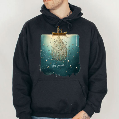 God Provides Christian Hoodie