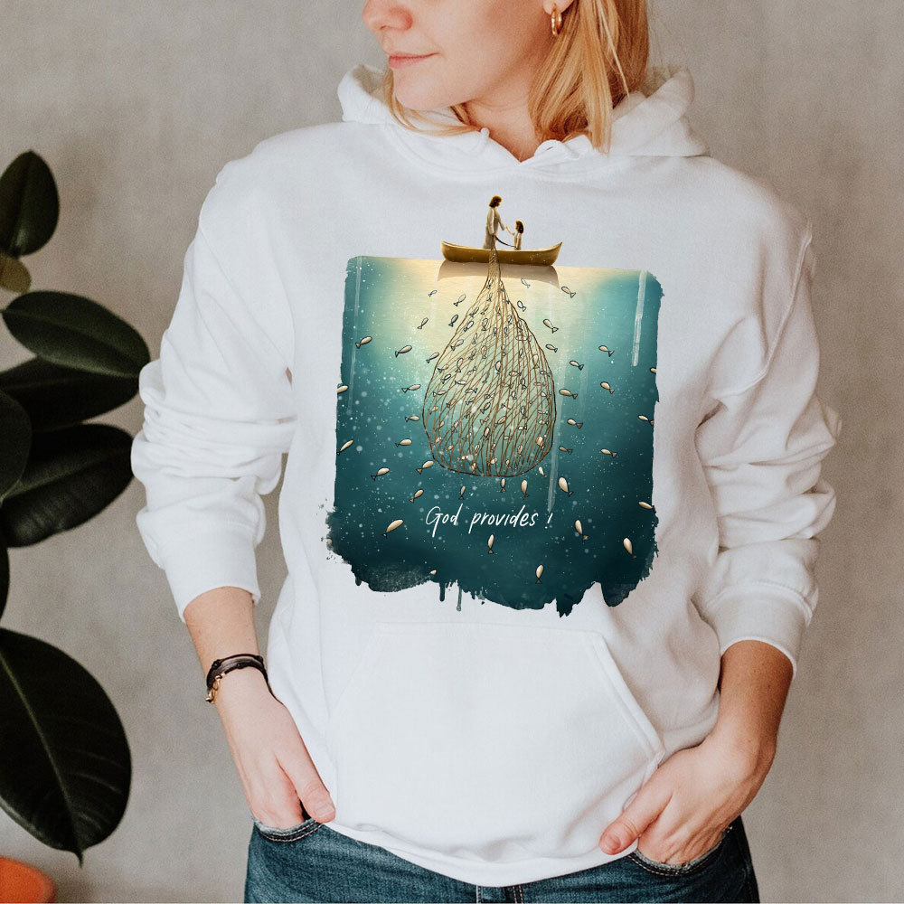 God Provides Christian Hoodie