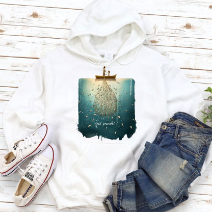 God Provides Christian Hoodie