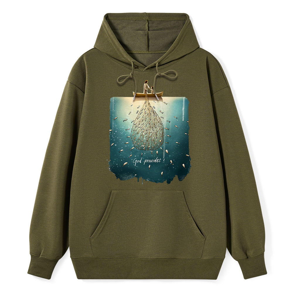 God Provides Christian Hoodie