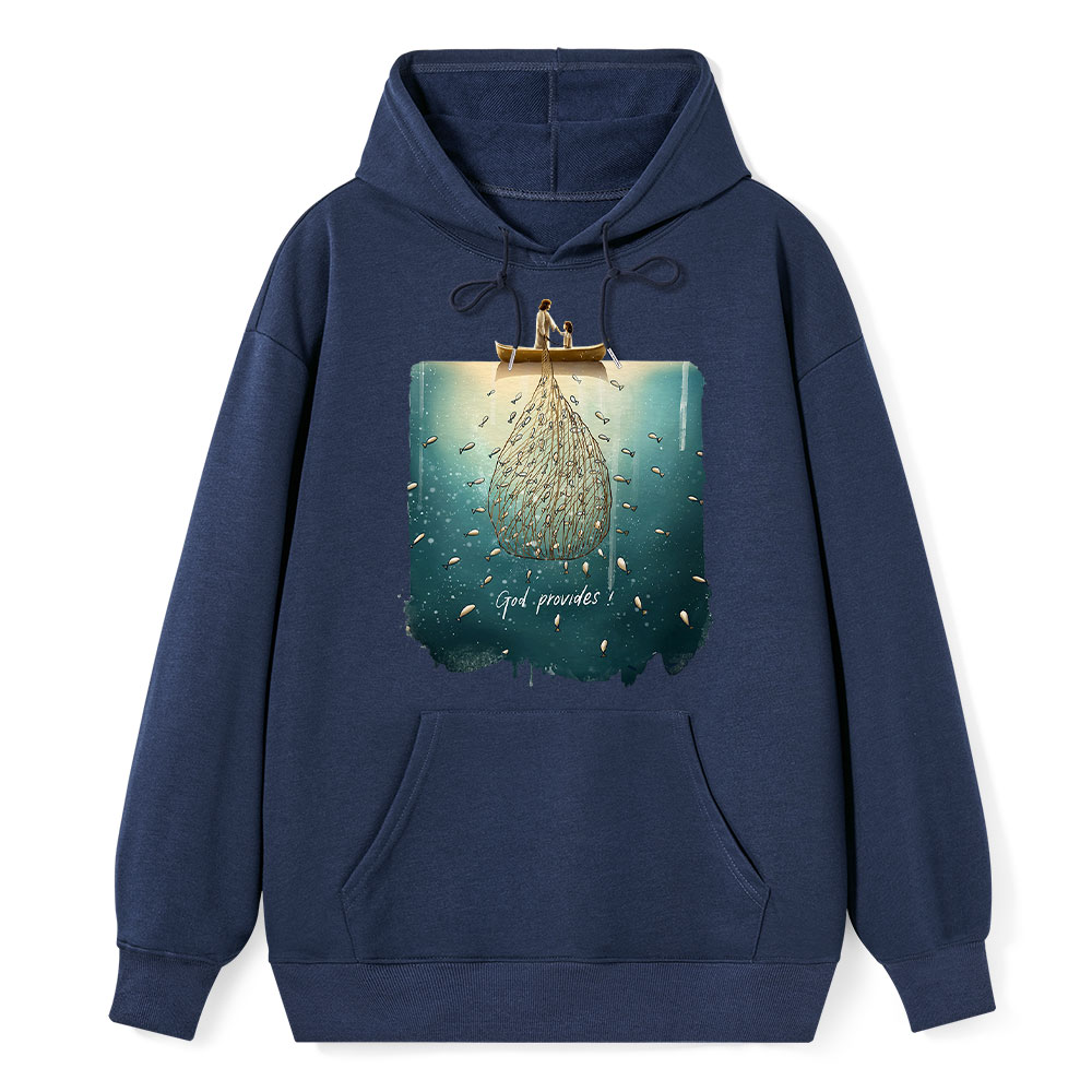 God Provides Christian Hoodie