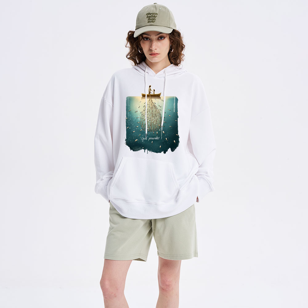 God Provides Christian Hoodie