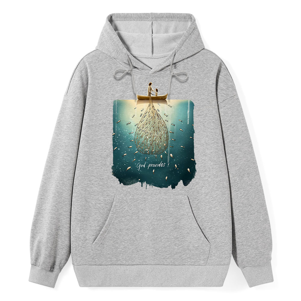 God Provides Christian Hoodie