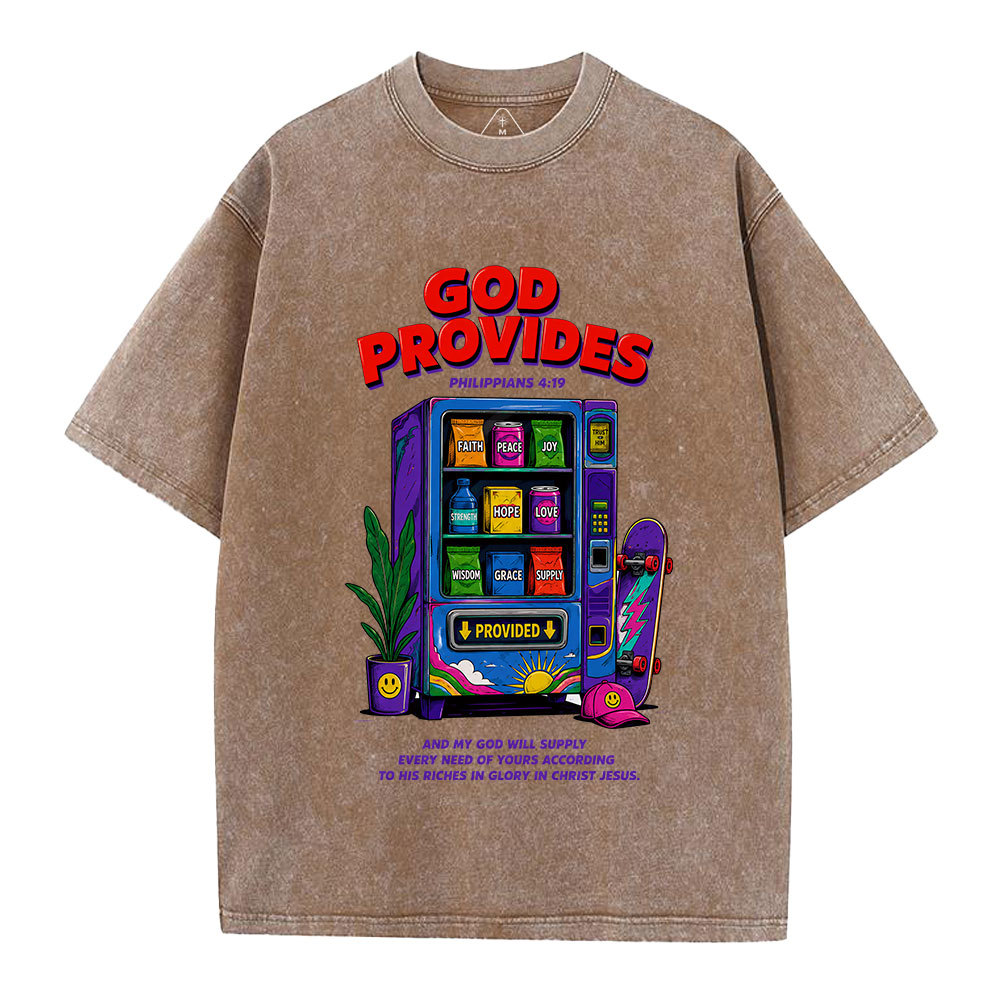 New-Sample Christian Washed T-Shirt双面原件31.95 Sale - GuidingCross