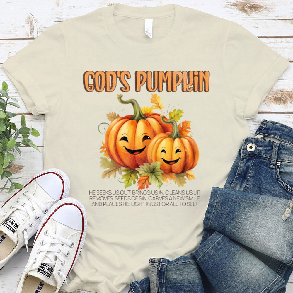 God Pumpkin Christian T-Shirt