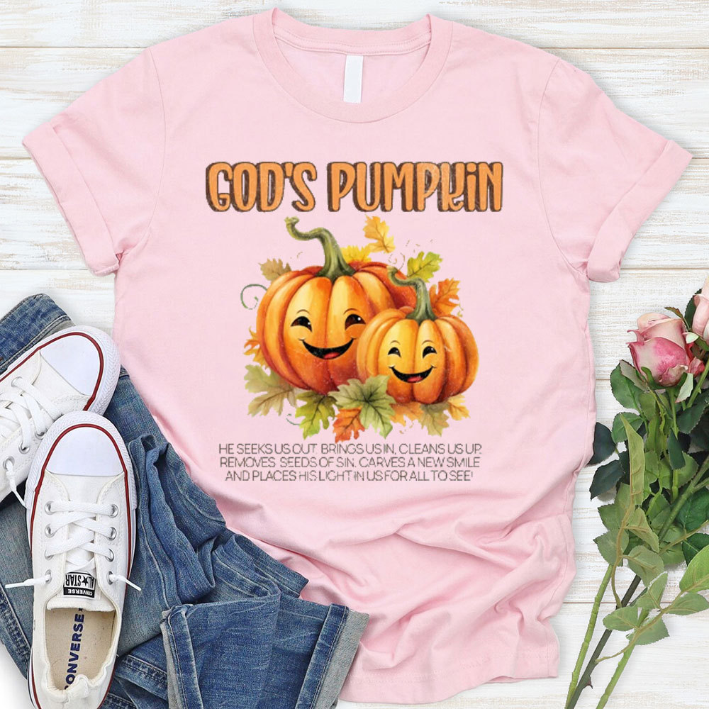 God Pumpkin Christian T-Shirt