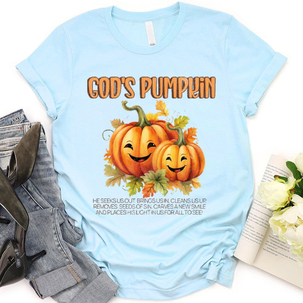 God Pumpkin Christian T-Shirt
