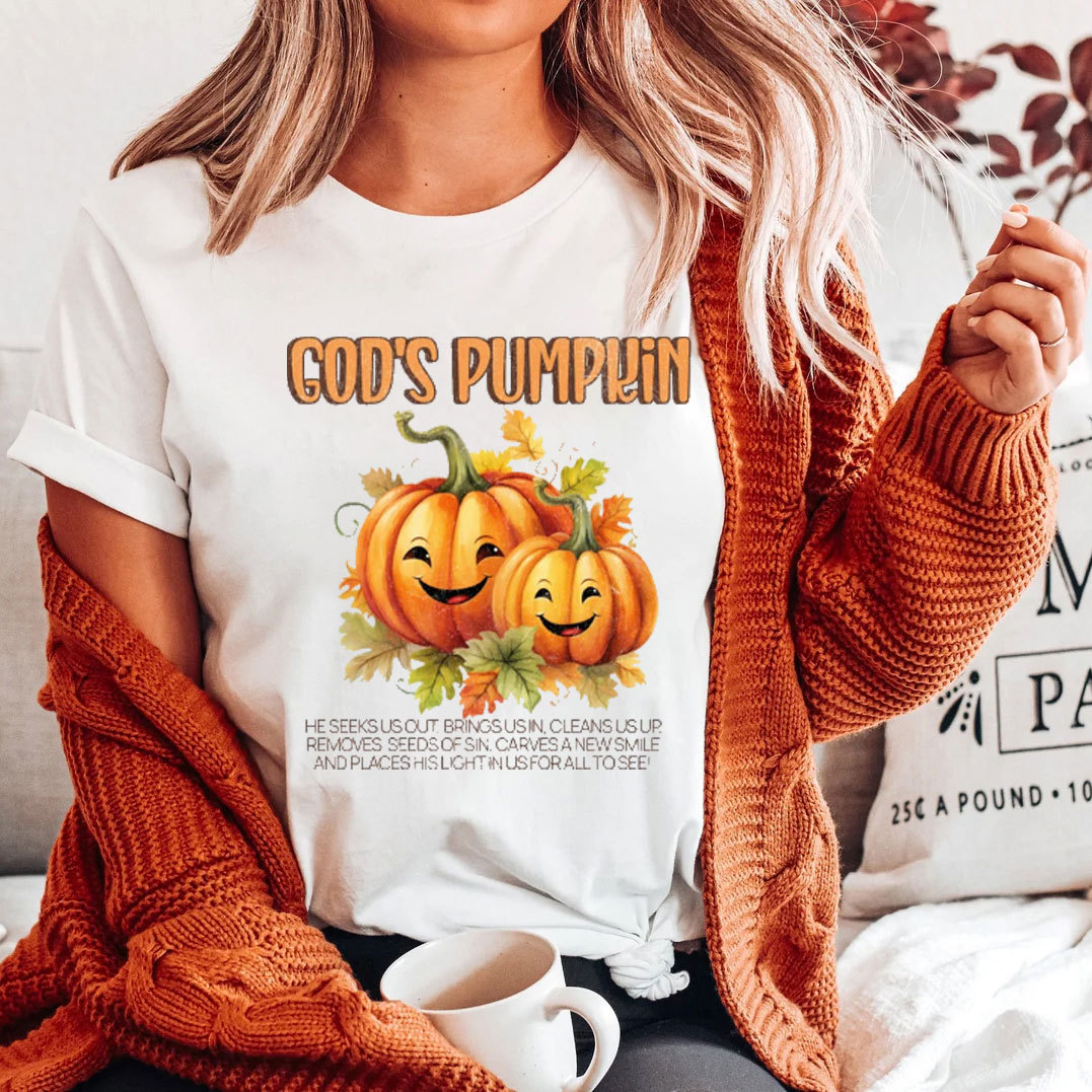 God Pumpkin Christian T-Shirt
