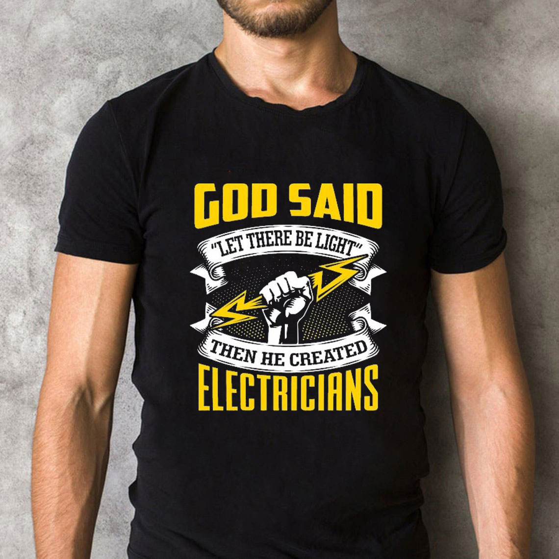 God Said Electricians Christian T-Shirt