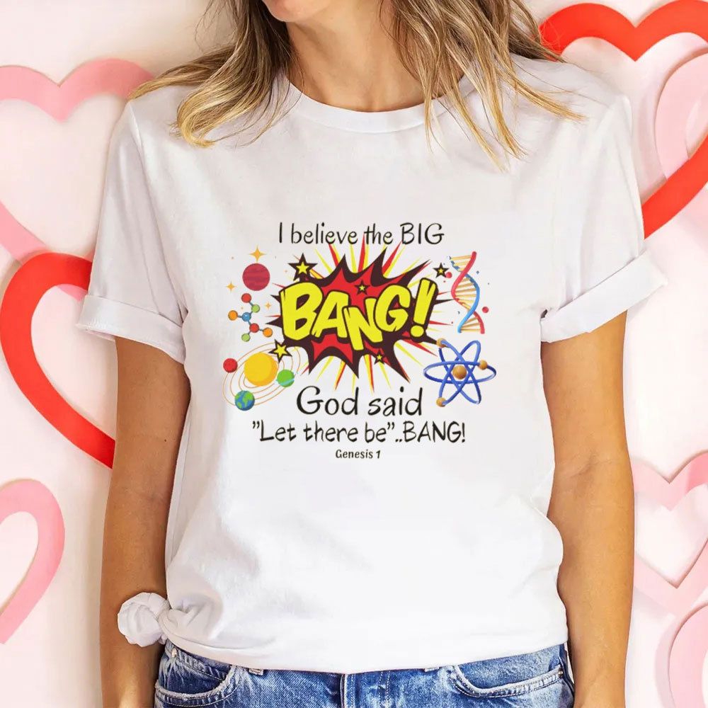 God Said Let There Be Bang Christian T-Shirt