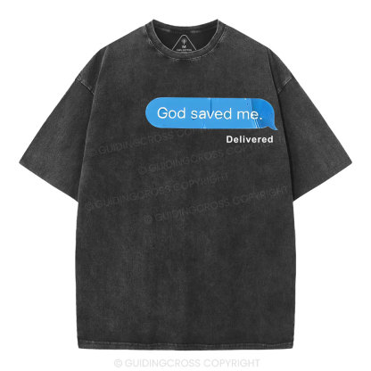 God Save Me Christian Washed T-Shirt