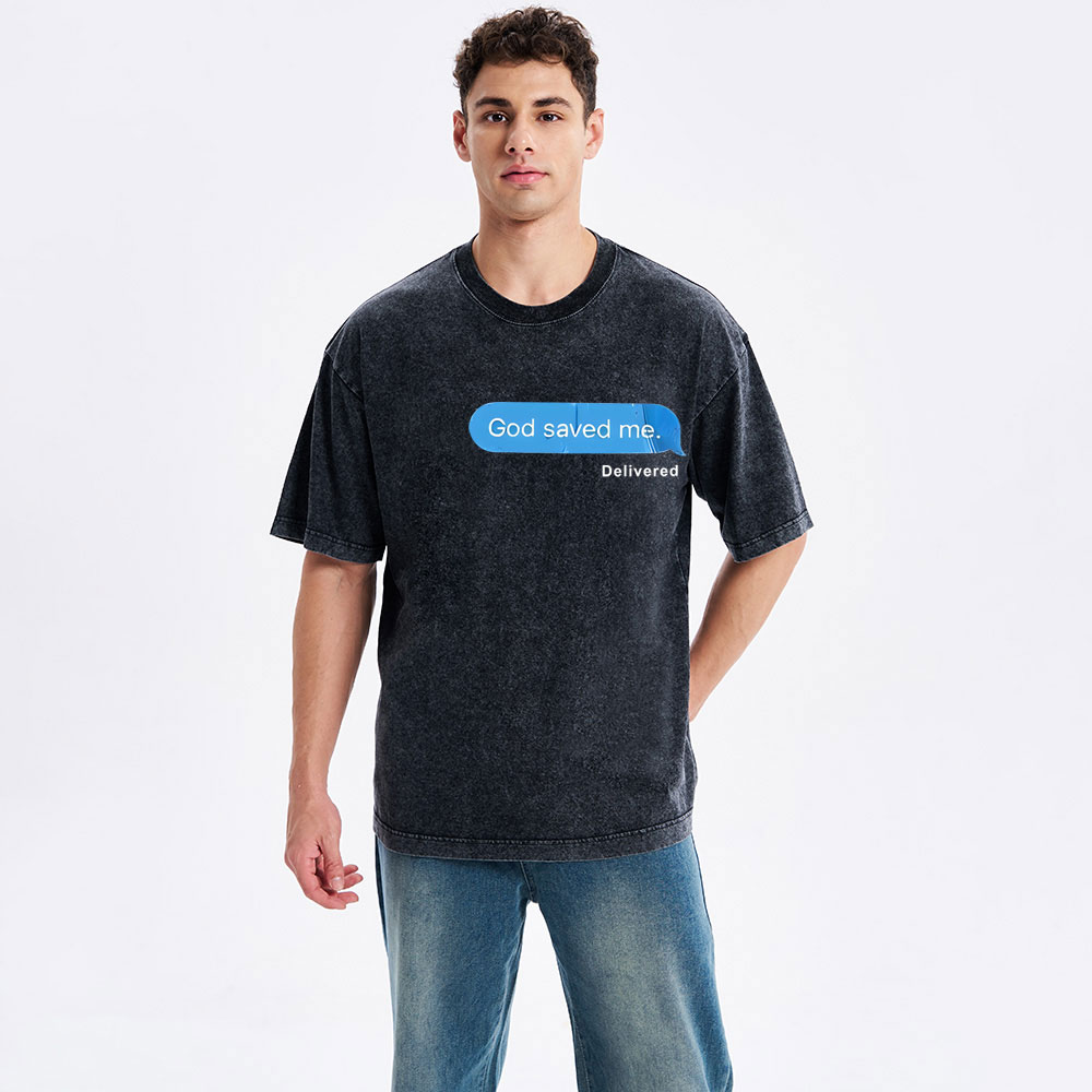 God Save Me Christian Washed T-Shirt