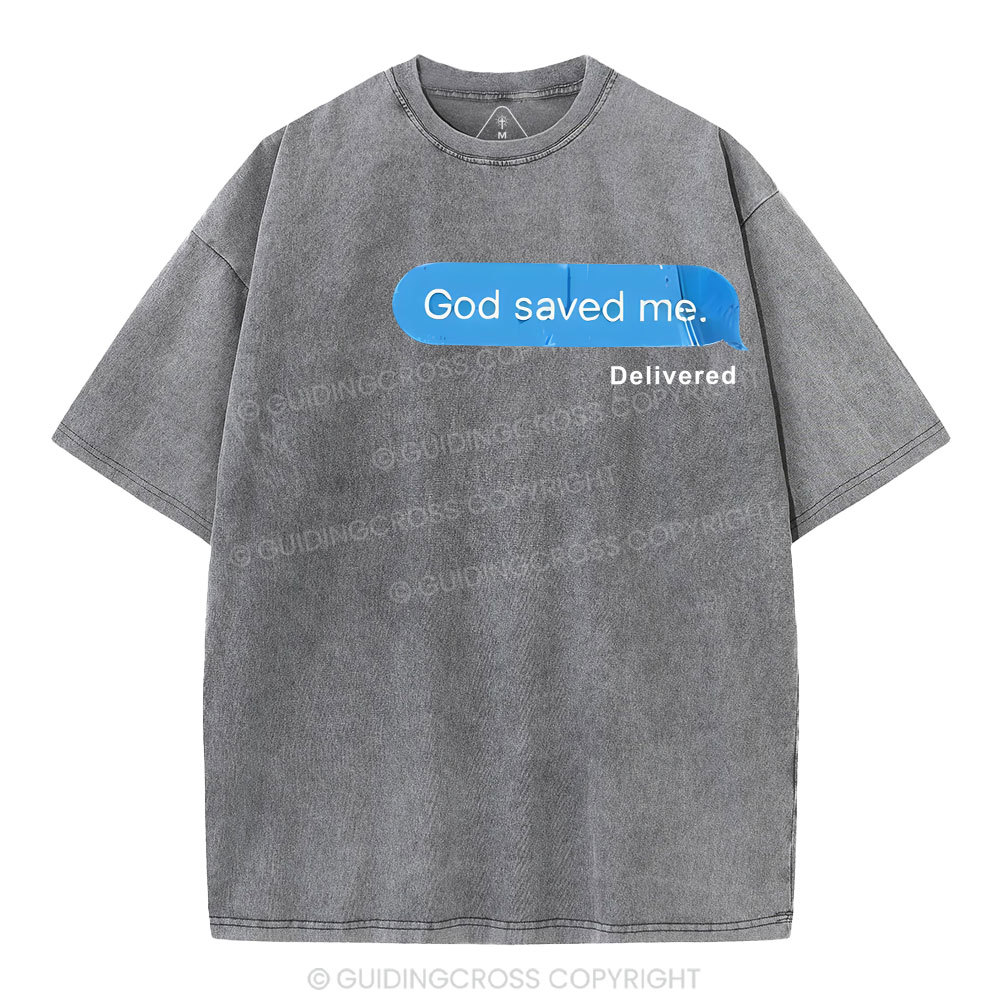 God Save Me Christian Washed T-Shirt
