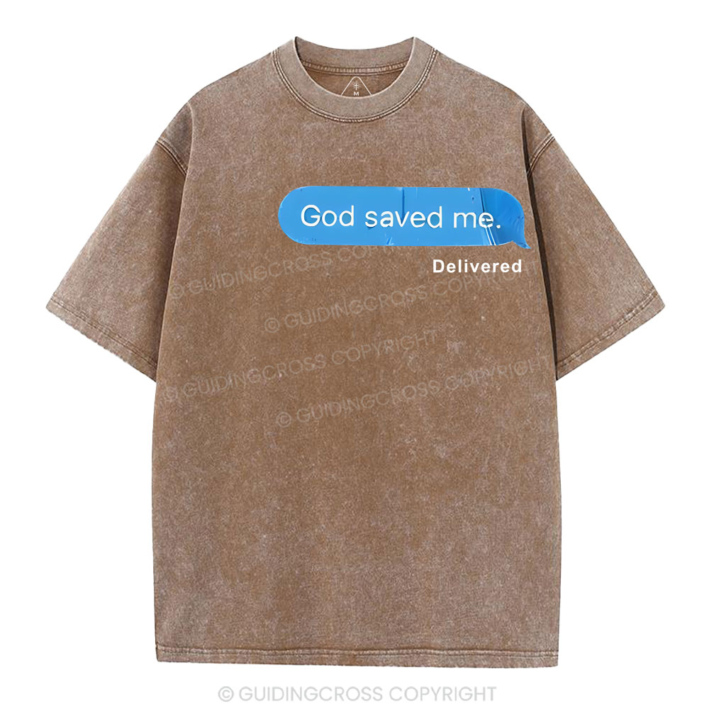 God Save Me Christian Washed T-Shirt