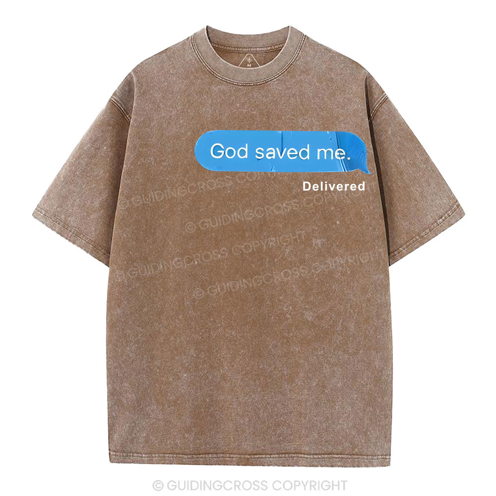 God Save Me Christian Washed T-Shirt