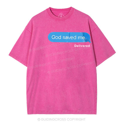 God Save Me Christian Washed T-Shirt