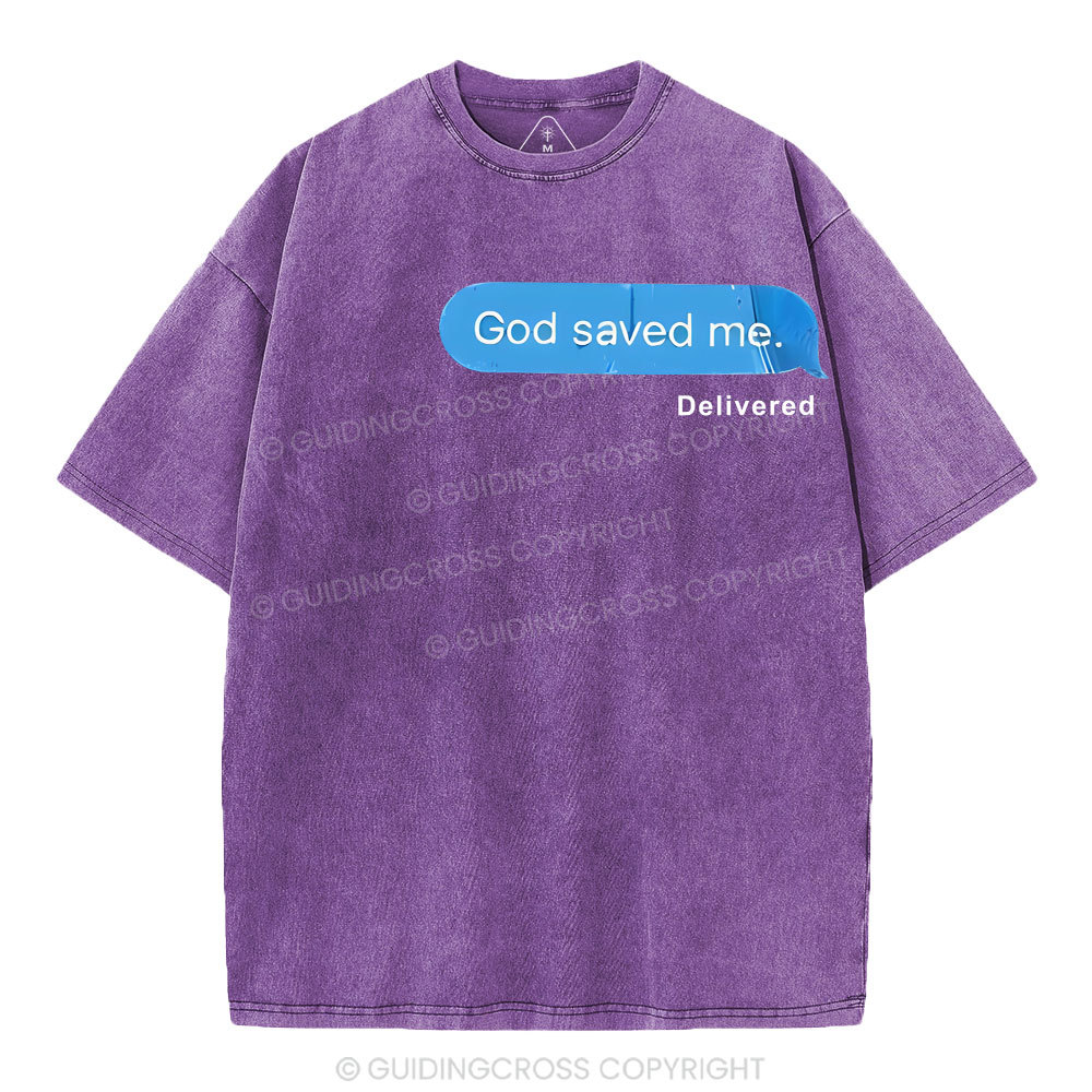 God Save Me Christian Washed T-Shirt