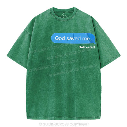 God Save Me Christian Washed T-Shirt