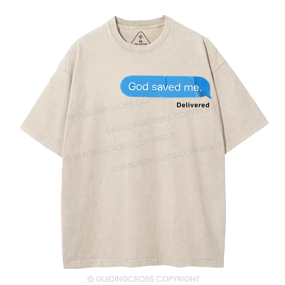 God Save Me Christian Washed T-Shirt