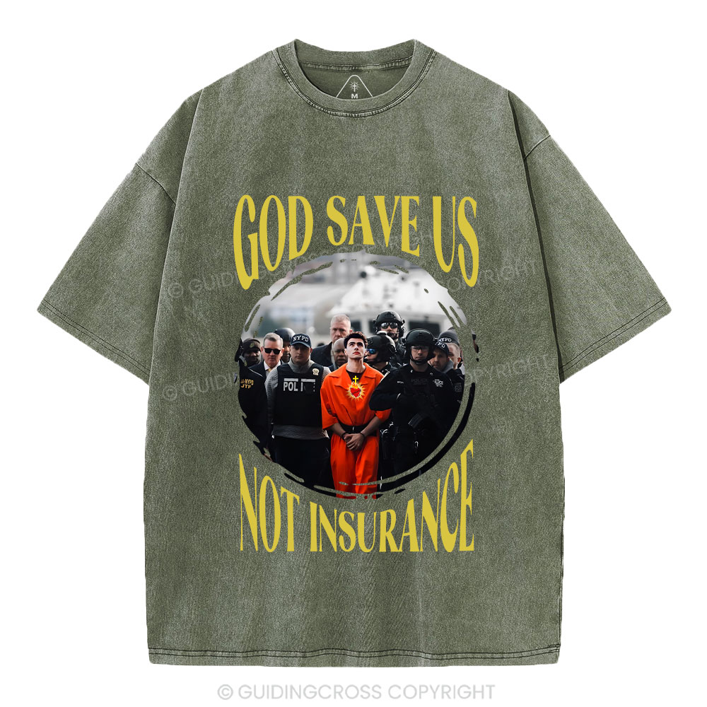 God Save Us Christian Washed T-Shirt