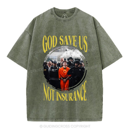 God Save Us Christian Washed T-Shirt