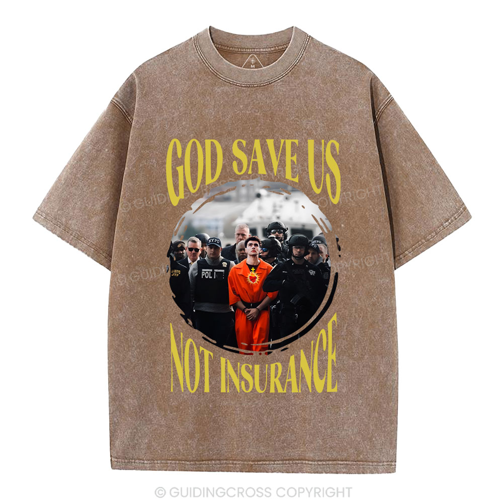 God Save Us Christian Washed T-Shirt