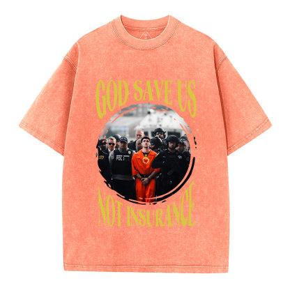 God Save Us Christian Washed T-Shirt
