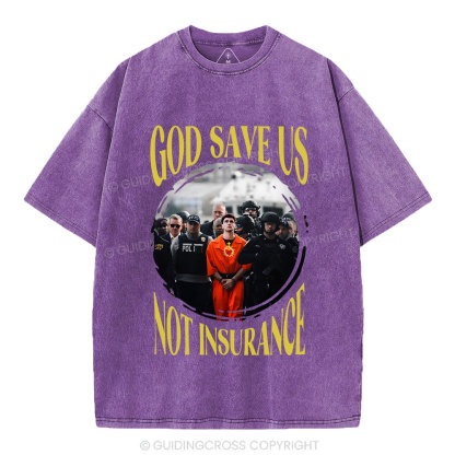 God Save Us Christian Washed T-Shirt