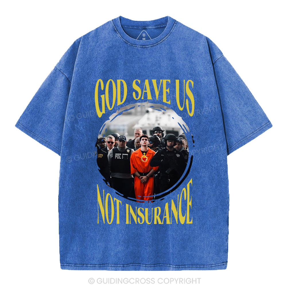 God Save Us Christian Washed T-Shirt