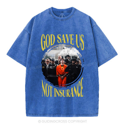 God Save Us Christian Washed T-Shirt