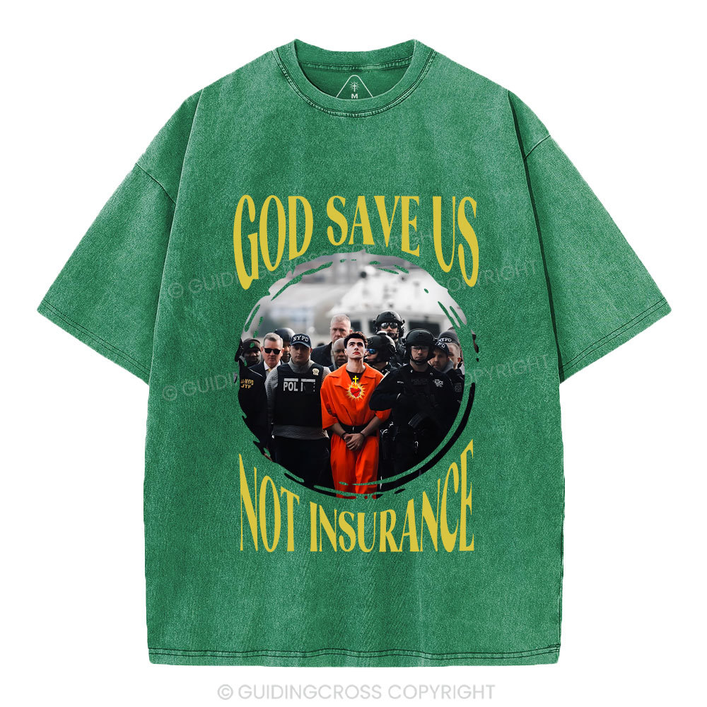 God Save Us Christian Washed T-Shirt
