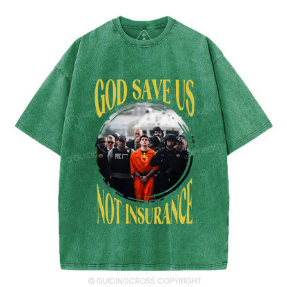 God Save Us Christian Washed T-Shirt