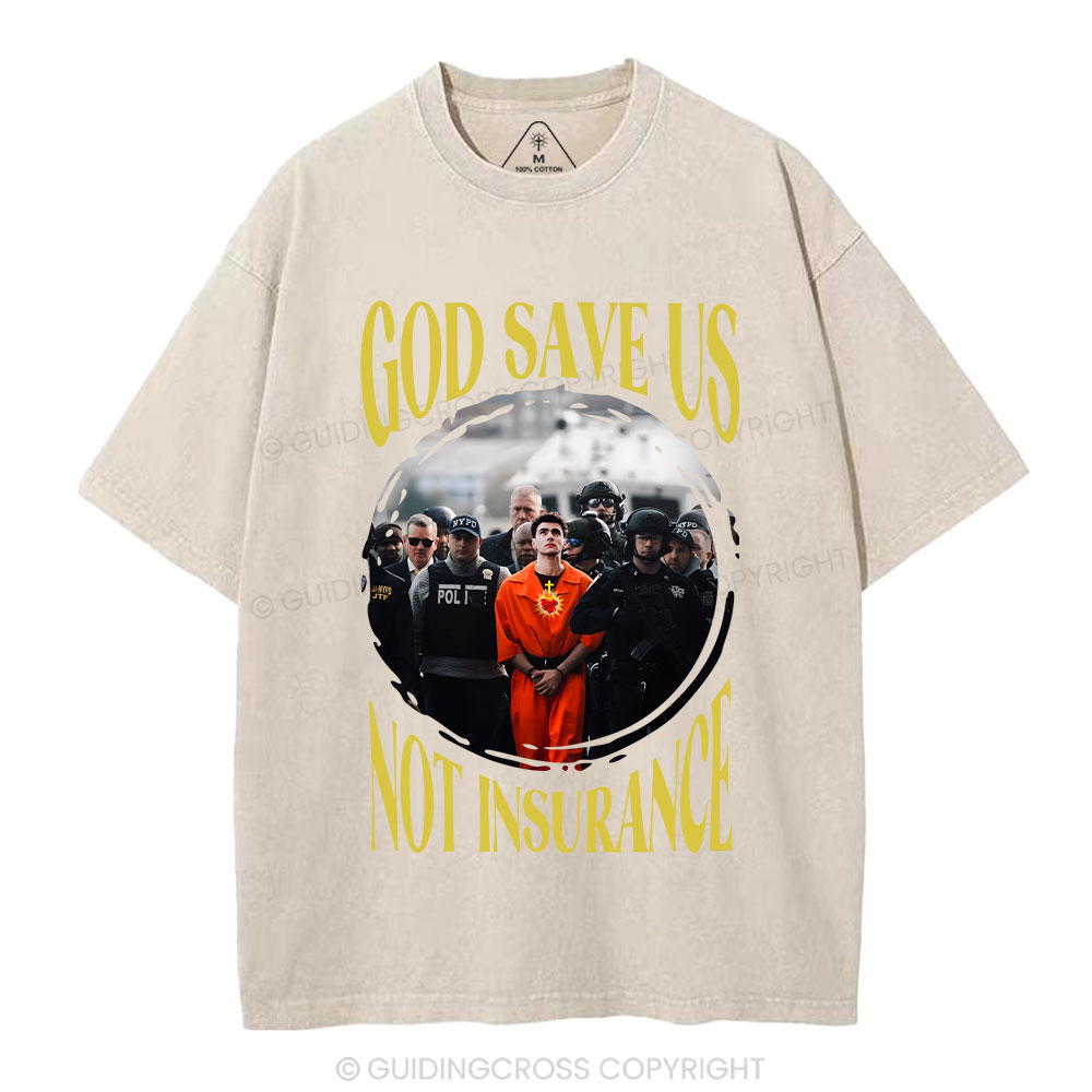 God Save Us Christian Washed T-Shirt