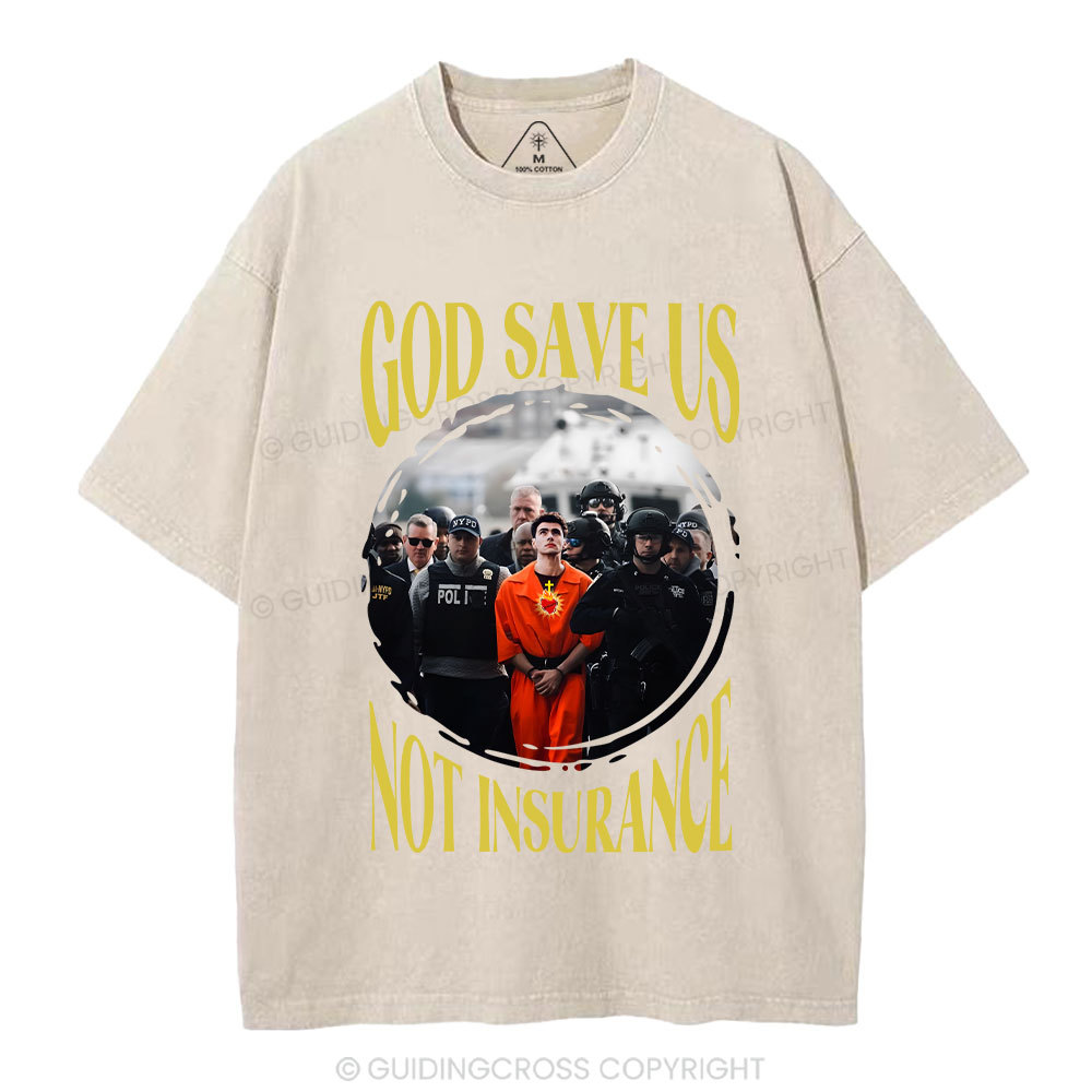 God Save Us Christian Washed T-Shirt