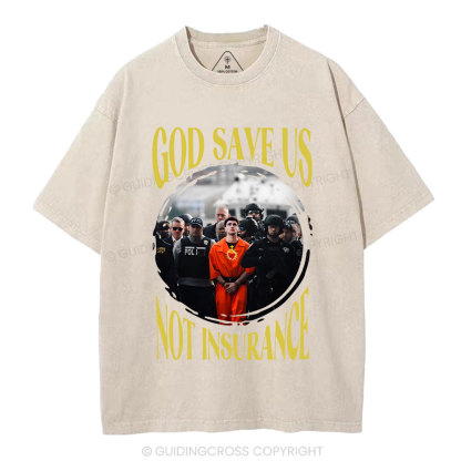 God Save Us Christian Washed T-Shirt