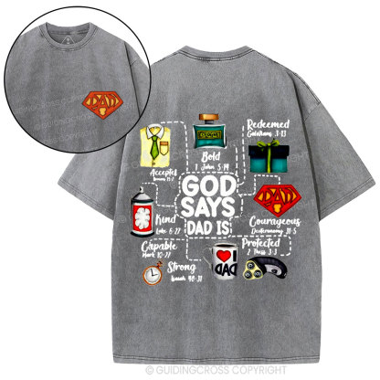 God Is Greater Than The High And Lows Christian Washed T-Shirt