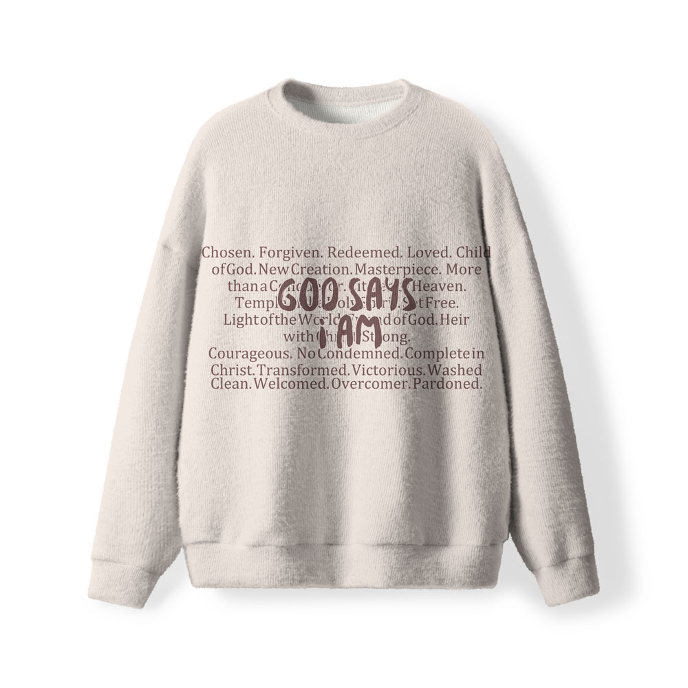 God Say I Am Christian Lightweight Sweater