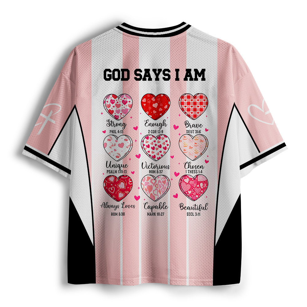 God Say I Am Christian Mesh Jersey