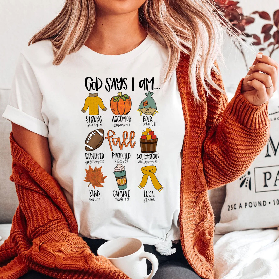 God Say I Am Fall Christian T-Shirt