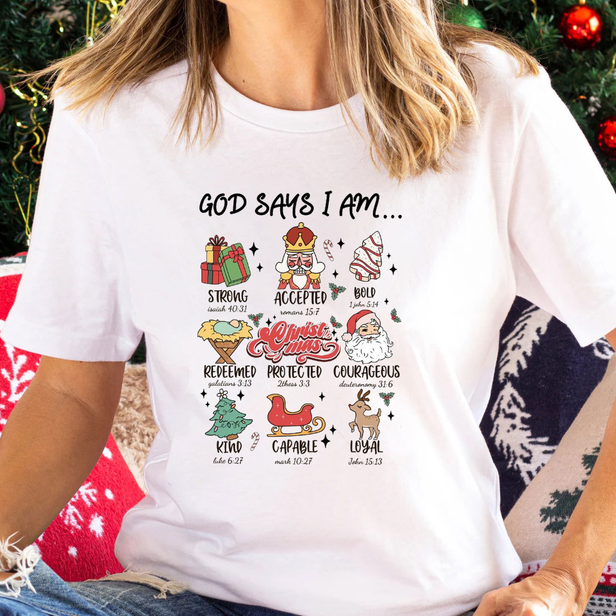 God Say I Am Loyal Christian Christmas T-Shirt