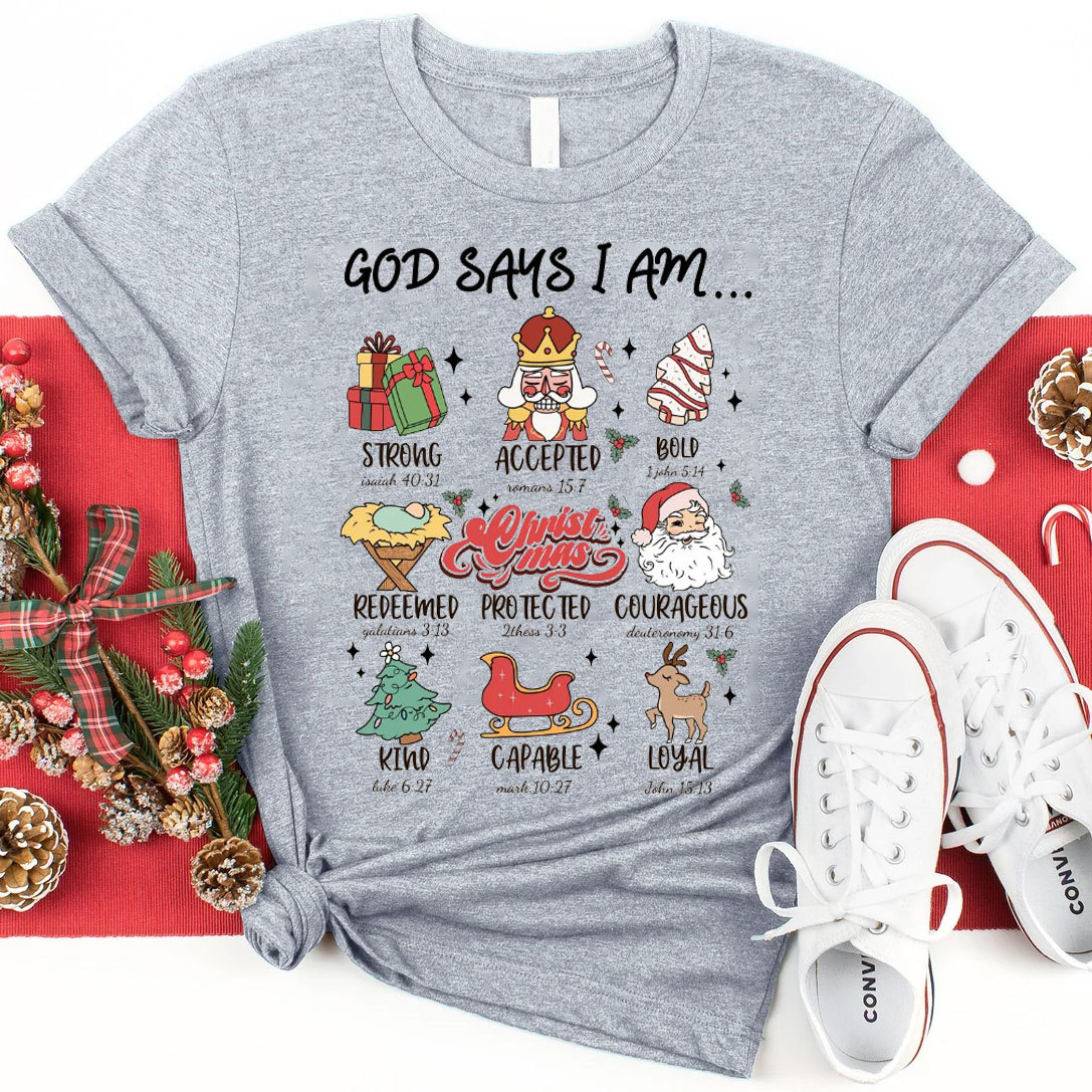 God Say I Am Loyal Christian Christmas T-Shirt