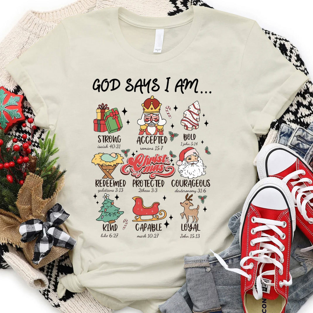 God Say I Am Loyal Christian Christmas T-Shirt