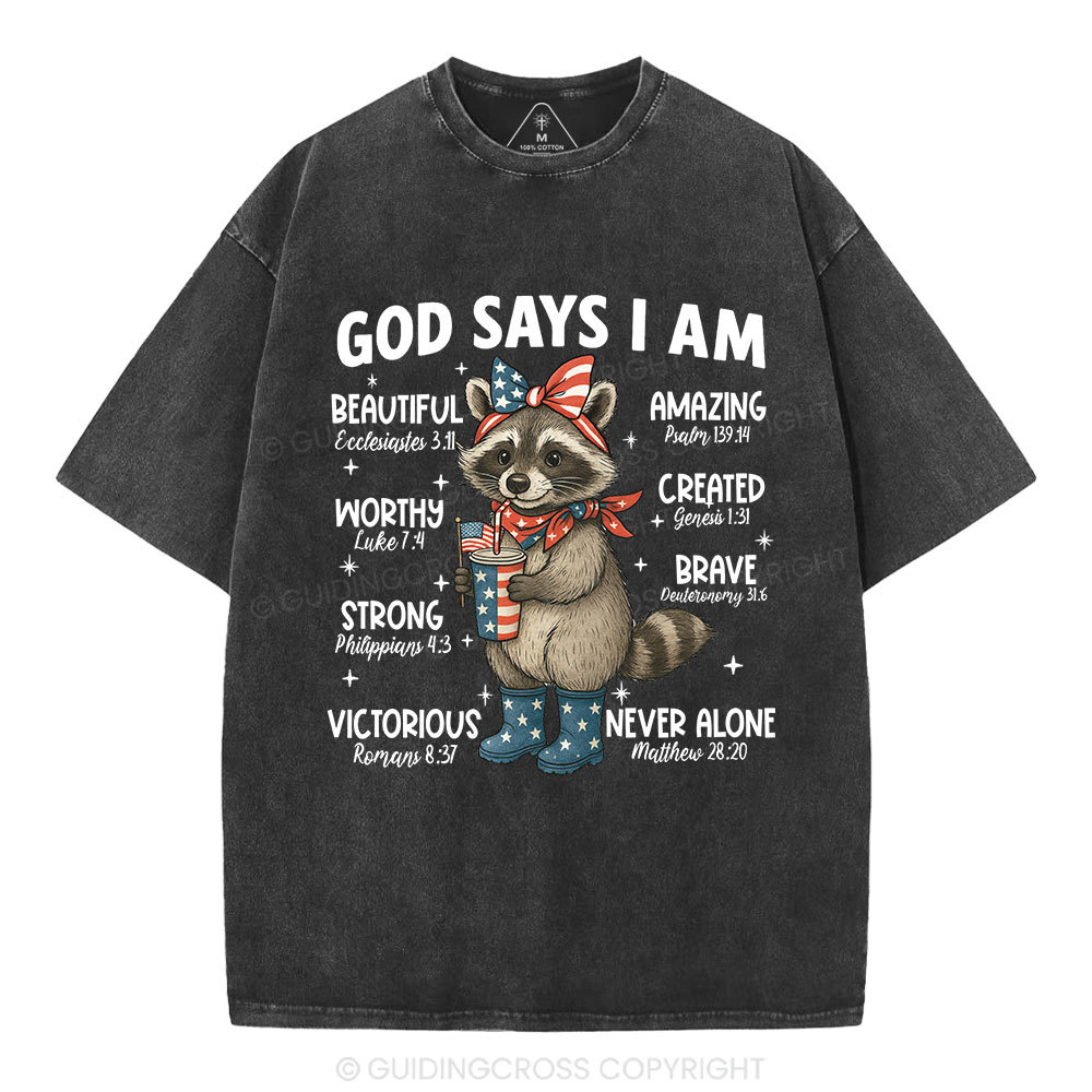New-Sample Christian Washed T-Shirt Sale - GuidingCross