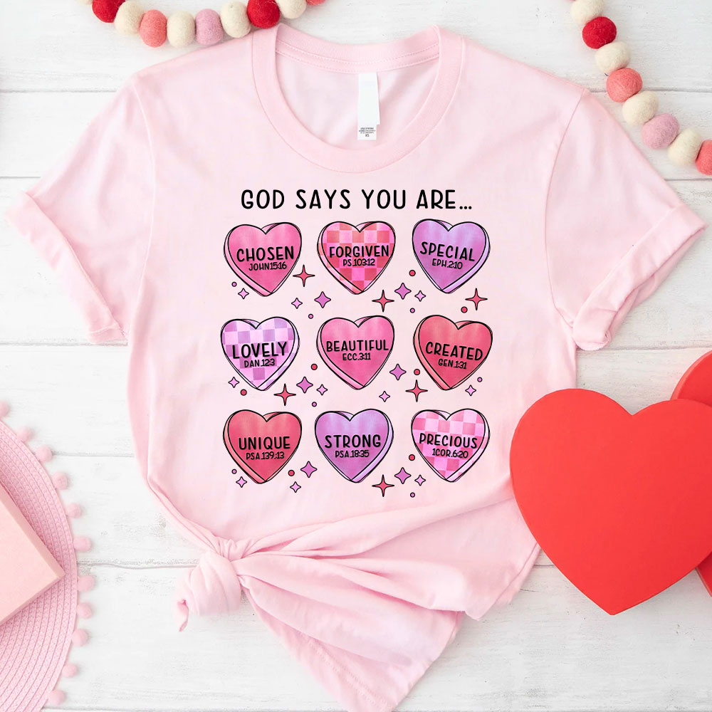 God Say You Are Chosen Christian T-Shirt