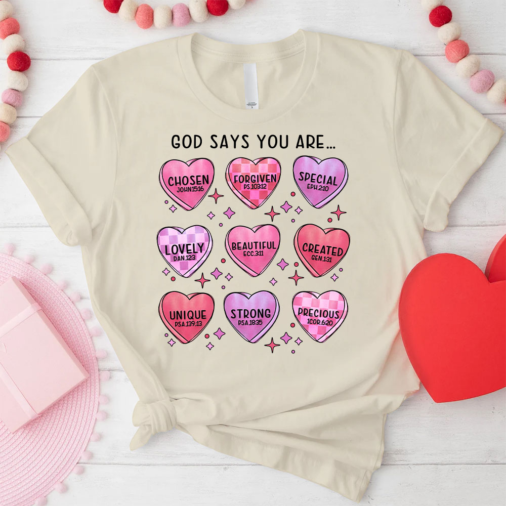 God Say You Are Chosen Christian T-Shirt