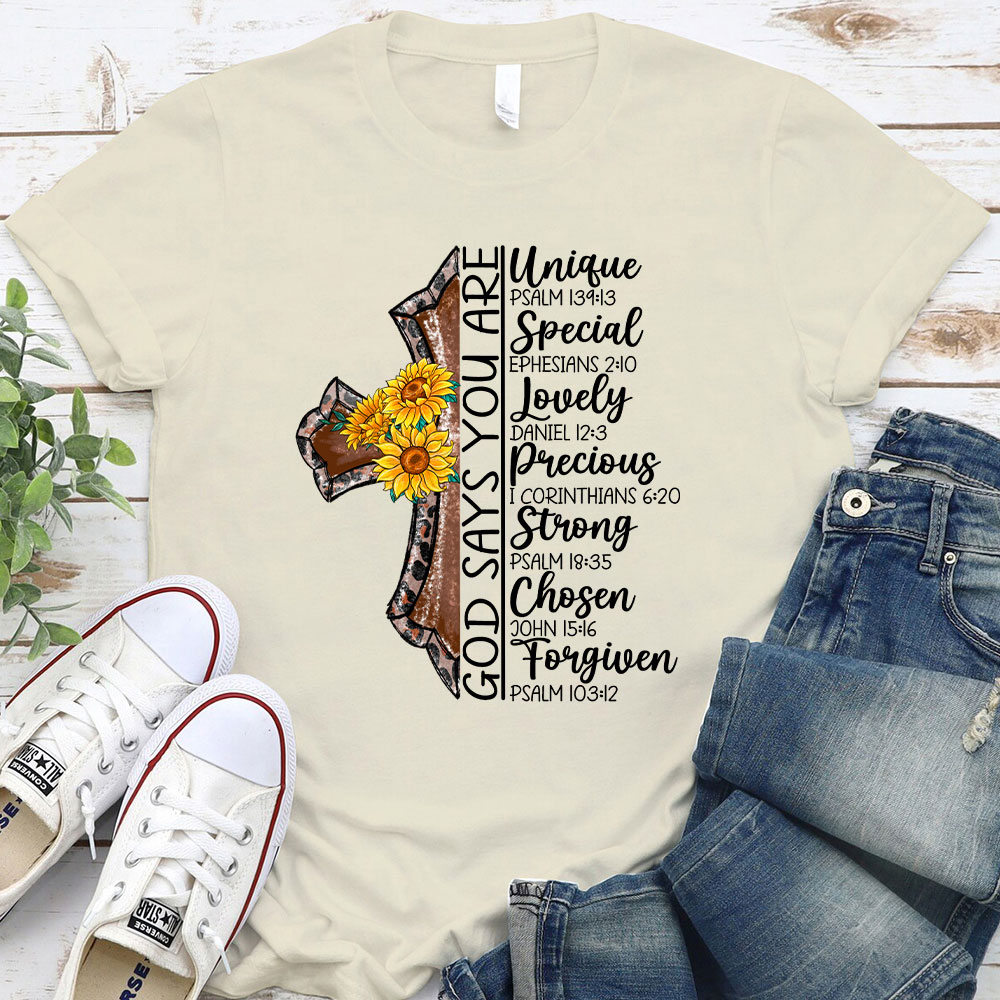 God Say You Are Lovely Christian T-Shirt