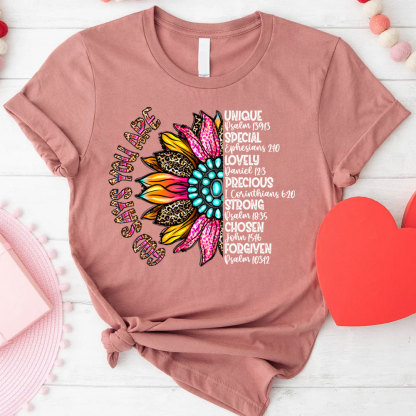 God Say You Are Unique And Special Christian T-Shirt