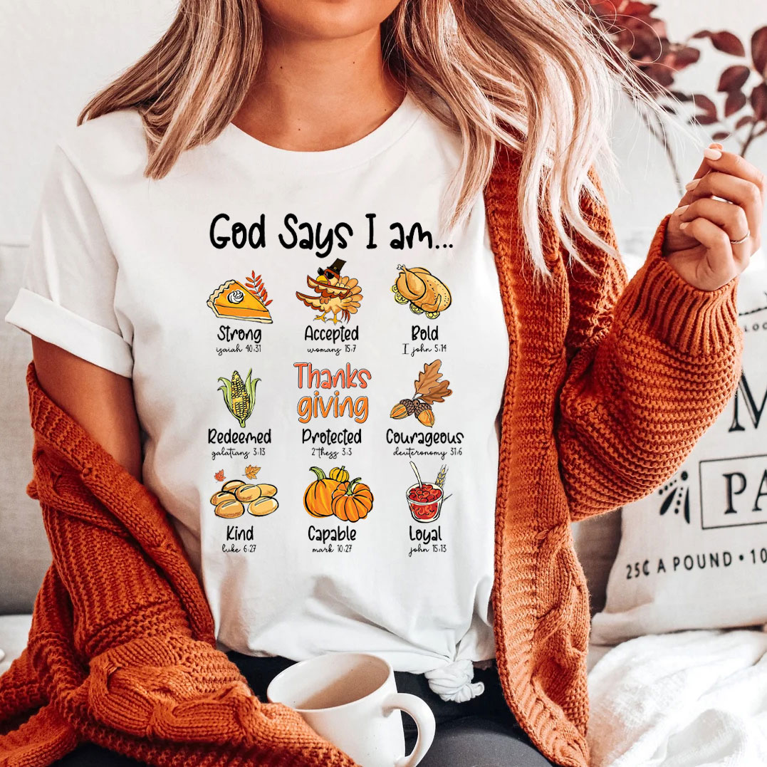 God Says I Am Bold Christian T-Shirt
