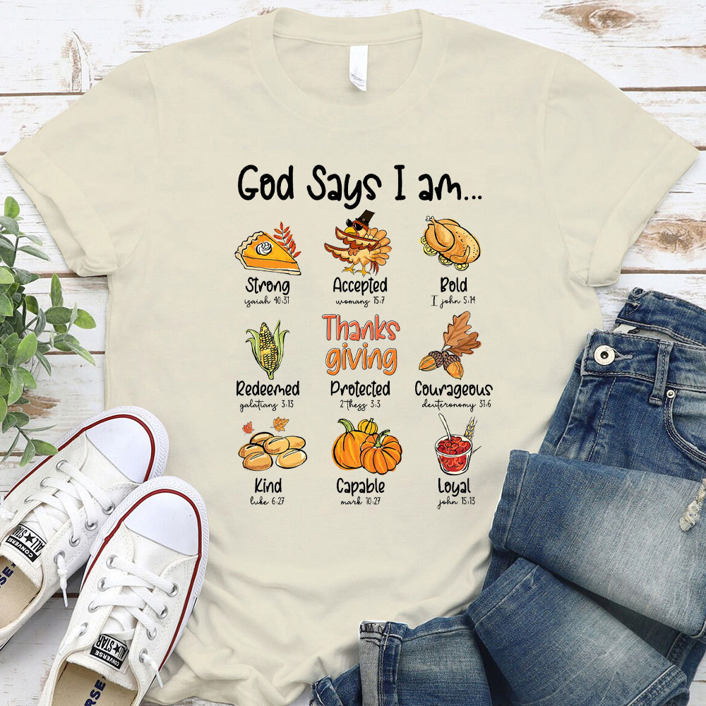 God Says I Am Bold Christian T-Shirt