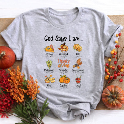 God Says I Am Bold Christian T-Shirt